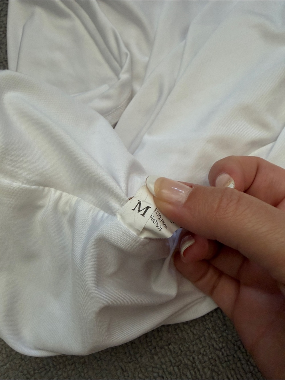 White Ruched Bodycon Mini Dress - Sleek Party Dress - Picture 10 of 13